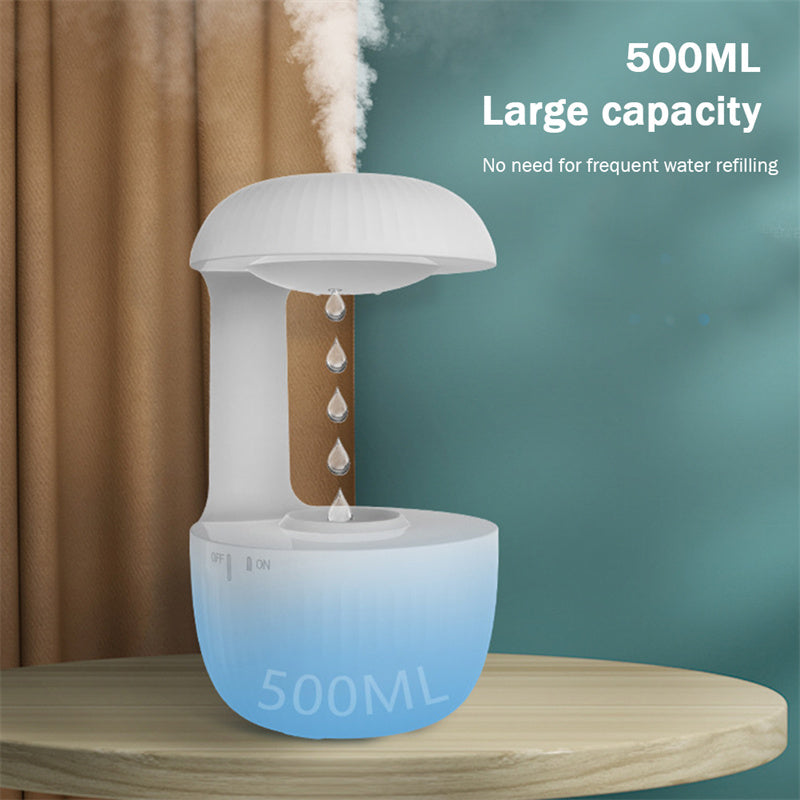 Anti-gravity Air Humidifier with levitating water effect